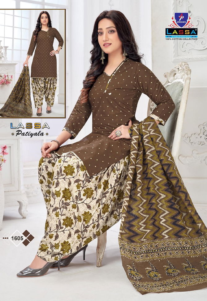 Ap Lassa Patiyala 16 Wholesale Printed Cotton Dress Material Catalog